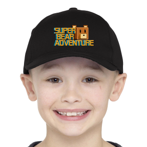 Topi Anak Game Game Super Bear Adventure Laki-laki Perempuan Usia 2-10 Tahun Custom SBA-01