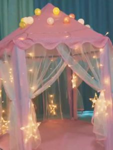 Khemah Kanak-Kanak Dalaman Puteri Boneka Rumah Mainan Istana Besar Guojiajia Permainan Rumah Gadis Alat Hebat Berpecah