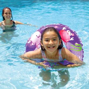 Prosun Intex 61-cm / 24-Inches Inflatable Swim Ring Children Age 6 - 10 Pool Float Floaties (WSR 61 - Marine Life)