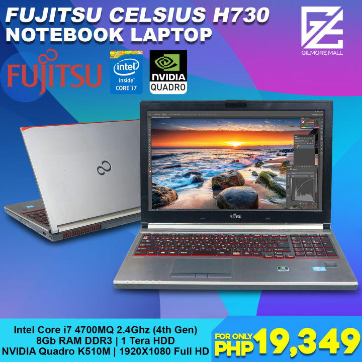 Fujitsu Celsius H730 Notebook Laptop | Intel Core i7-4700mq 8GB 