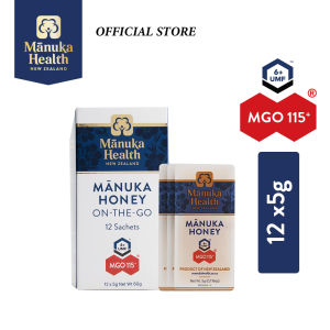 Manuka Health Manuka Honey MGO™ 115+ (UMF 6+) 5g Snap Pack X 12’s