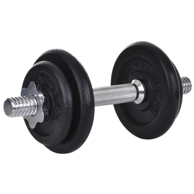 Kettler Mens Mens Cast Iron Dumbbell(Black/Silver)- Sports Direct 10kg
