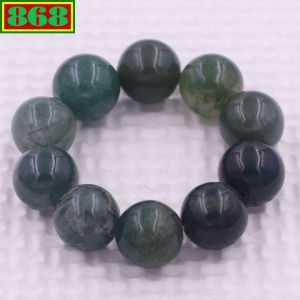 Vòng chuỗi đeo tay đá cẩm thạch xanh đậm từ 6 ly đến 16 ly 108 hạt vòng tay chuỗi hạt vòng tay hạt chuỗi