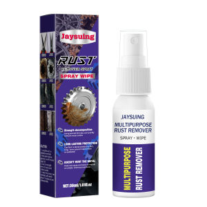 【GIFT】Jaysuing Derusting Spray Car Rust Remover Car Rust Inhibitor Rusts Inhibitor Rusts Remover Car Maintenance Cleaning Metal Surface Chrome Paint Metal Polish Multi Purpose Rust Cleaner 30ML