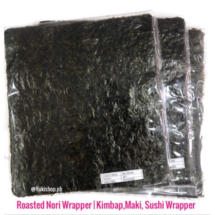 Roasted Seaweed Nori Wrapper | Kimbap Maki Sushi Wrapper (5,10,20 ...