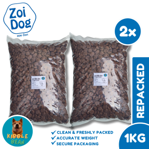 Zoi Dog Mix Dry Dog Food - Natural & Healthy Kibble for Adult Dogs (1KG)