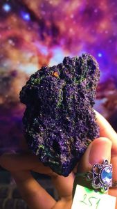 Viên đá phép thuật huyền bí năng lượng tinh thần Azurite 251