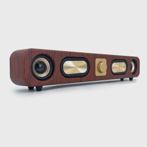 ลำโพงบลูทูธ ลําโพงคู่ Retro wooden ลำโพงขนาดใหญ่2ตอก คุณภาพเสียงเบส เสียงดังสนุก สำหรับเล่นเกมส์ ฟังแพลน ดูหนัง