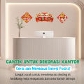 rainbow Hiasan Dinding Chinese New Year Tempelan Imlek 2025 Ular 3D Stiker Pintu Kaca Sticker CNY. 