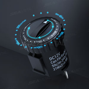 SEAMETAL12V Adjustable Flasher Adjustable Speed Frequency Turn Signal Flasher Scooter Universal Controller Modification Accessories