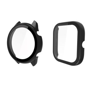 Luxury Hard PC Shell Frame +Tempered Glass Film Watch Case For Haylou LS09B GST RT2 LS10 Anti-Fingerprints Smart Watch Screen Protector