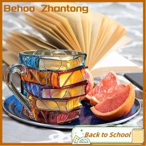 Behoo แก้วมัคขนาด11ออนซ์ลาย3D แปลกใหม่ถ้วยกาแฟหลากสีไม่เหมือนใครของขวัญของสะสม