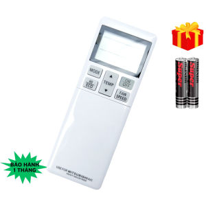 Điều khiển điều hòa Mitsubishi Mã 05 nắp bật remote máy lạnh Mitsubishi- Tặng Kèm Pin-T&U Remote
