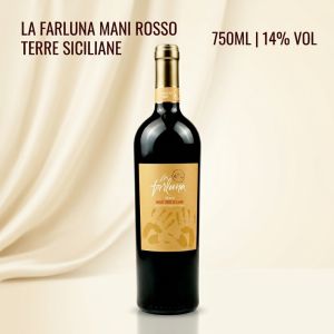 LA FARLUNA MANI ROSSO TERRE SICILIANE 750ML 14%Vol