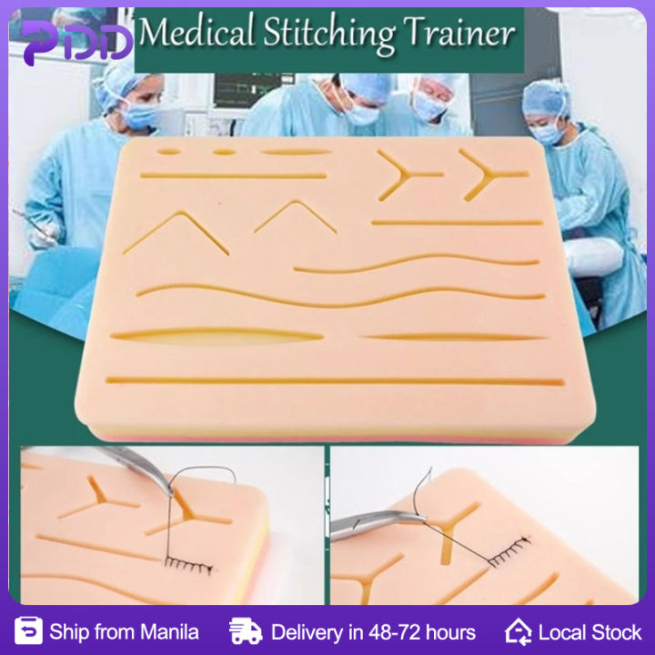 Silicone Skins Pad Suture Incision Surgical Traumatic Simulation