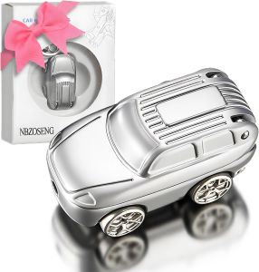 Nail Clippers Challenger Keychain for Adults Nail Cutter Transforming SUV Metal Desk Toy with Rolling Ball Track EDC Stress Relief Gift for MenWomen Dad Car Lovers(Black)