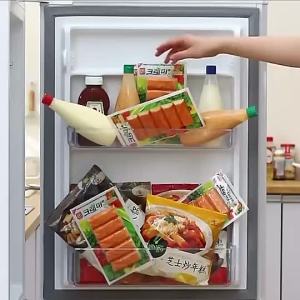 2pcs / 4pcs Fridge Organizer Storage Food Condiment Divider Organiser Boxes Container Cooking Ingredient Holder