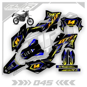 Decal Kawasaki Dtracker Full Body - Ajr.Ra.045