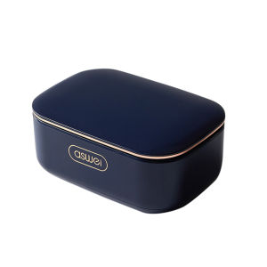 HKStorage Hộp Đựng Xà Phòng Đĩa Đựng Xà Phòng Có Nắp Hộp Đựng Xà Phòng Gắn Tường Có Khay Nhỏ Giọt Phụ Kiện Nhà Bếp Phòng Tắm