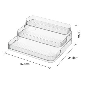 3 Tier Cosmetic Organizer Home Storage Holders Desktop Shelf Perfume Storage Rack Doll Display Stand Kitchen Seasoning Organizer