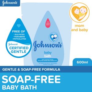 Johnsons Baby Bath 600ml Refill - baby essentials baby care baby wash body wash for baby