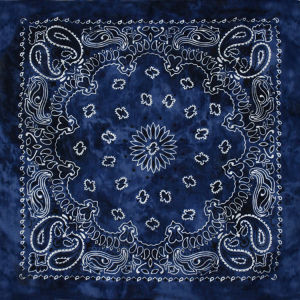 Cotton Tie Dye Cashew Flower Paisley Bandana Hip Hop Outdoor Riding Headscarf Mask Square Scarf Headband Gift For Men Boys Girls