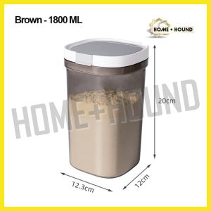 HOME + HOUND 1PC 1800/1300/800ML Milk Storage Container Baby Milk Powder Airtight Container Box with Scoop&Scraper