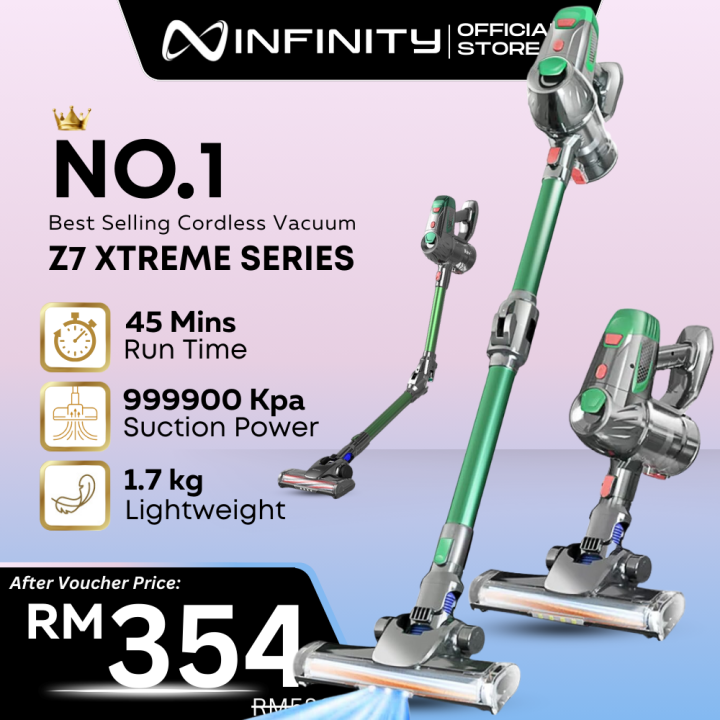 INFINITY Xtreme Series Z7 Foldable Cordless Vacuum Cleaner Portable