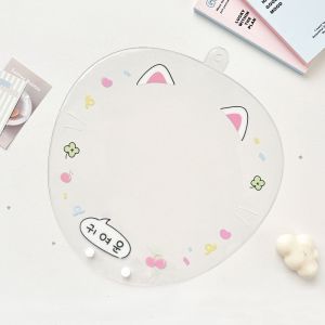 YESMILE Clear Picket Fan Cover PVC Portable Uchiwa Fan Sleeve Kawaii Dustproof Hand Fan Protector Cover Idol Concert Fans