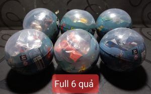Bộ Gạch Nhựa Ghép Hình 6in1 Hộp Quả Trứng Size 6cm Mẫu Mã Xe Oto Tàu Lửa Thuyền Buồm 07011