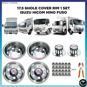 RIM COVER 17.5 1SET COVER WHEEL RIM ISUZU HICOM HINO FUSO CHROME ACCESSORIES