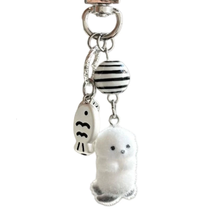 Adorable Clownfish Phone Strap with Beads Perfect for Adding Style to Your Mobile Sturdy and Lightweight Phone Pendant