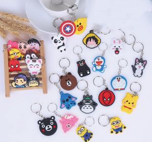 Móc Khóa Hoạt Hình 3D Ngộ Nghĩnh Cao Su Nhiều Hình - Móc Khóa Silicon - Móc khoá nhân vật hoạt hình 3D treo balo túi xách  làm quà tặng siêu đáng yêu