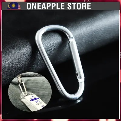Aluminium Lock Carabiner Hook Snap Clip D-Ring D Hook