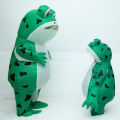 Frog Inflatable Costume Kid Adult Boy Men Cosplay Suit Blow Up Halloween Carnival Party Antroxu Comic Animal Cute Green Tadpole. 