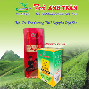 Hộp Trà Tân Cương Thái Nguyên Đặc Sản 200gram ( tặng túi xách )