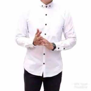 kemeja pria lengan panjang / pendek premium distro baju motif surfing flanel polos formal casual kasual