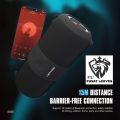 S825 - Speaker LENYES S-825 Colorfull Lights Wireless Speaker Bluetooth 5.3 Portable Hifi Stereo DSP TWS. 