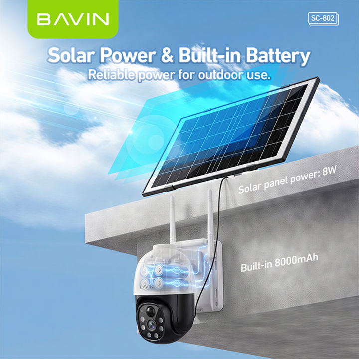 BAVIN%20SC802%20Wi-Fi%20/%20SC803%204G%20Solar-Powered%20Outdoor%20PTZ%20Wireless%20CCTV%20Camera%205MP%20HD%20w/PIR%20Motion%20Detection%20&Two-Way%20Audio%20-%20Image%203
