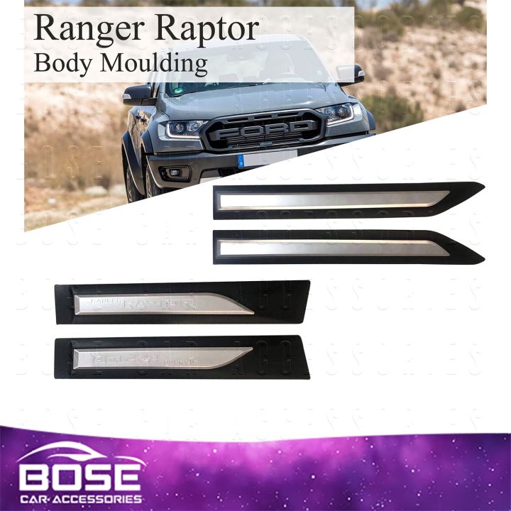 Couvercles De Poignées De Porte Noir Mat Premium Pour Ford Ranger T7 T8 2015-2022 Wildtrak Raptor XLT Limited Platinum Tremor - Lot De 4, Protection Anti-Rayures Facile à Poser