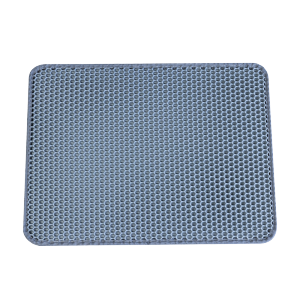 Keset Pasir Kucing EVA Double Layer Tahan Aus Cat Litter Mat Ganda Bisa Dicuci 55x75cm