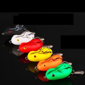 MUQZI 7g/12g Jump Frog Bait 5cm/4.5cm Mini Thunder Frog Bait Fishing Accessories 6 Colors Crankbait Carp Fishing