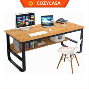 【COZYCASA】【U Frame Computer Table】Study Table / Computer Desk with Shelf Multiple Sizes Available