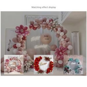 Wedding decoration Round flower Arch Wedding Stand Flower Rack Circle Arch Gold Backdrop Easy to install European style wedding American style wedding