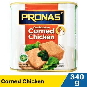 Canned Beef & Chicken Pronas Daging Kornet Sapi Kaleng 340 Gr Original Mushroom Chilli Beef Luncheon Chicken Luncheon Ayam