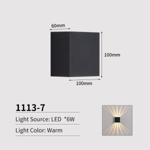 Joollysun Outdoor Wall Light Waterproof LED Lamp Modern Sconces Decoration Home Garden Yard Aluminium Outside Lighting