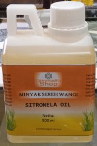 Minyak Sereh Wangi 100% Murni - Citronella Oil Essential Pengusir Nyamuk Alami & Pengharum Ruangan - Aroma Segar