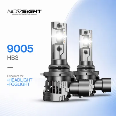 Novsight Newest 1:1 Design N99 Series H4 H7 H11 9005 9006 Car LED Headlight 100W 6500K 24000LM
