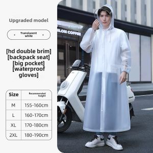 LORDWEY & BEMEY เสื้อกันฝนผู้ชายแบบใหม่เสื้อกันฝนแบบยาวเต็มตัวจักรยานบนถนน MTB เสื้อกันฝนกันน้ำร่างกายแบบขี่เดี่ยว