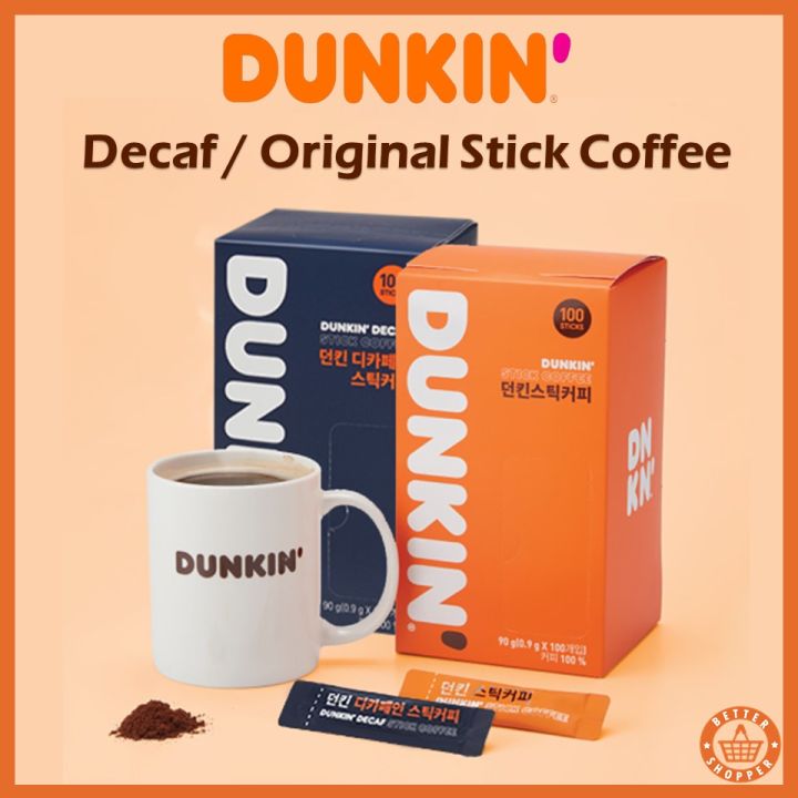 [DUNKIN]Instant Stick Coffee Original Americano coffee Decaffeinated ...